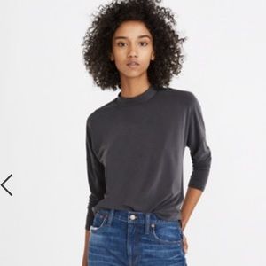 Madewell Bundle - 2 Sandwashed Mockneck Tops NWOT